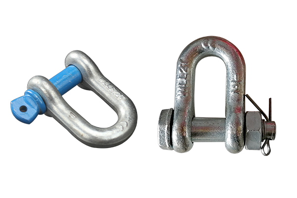 兩種不同型號(hào)的卸扣